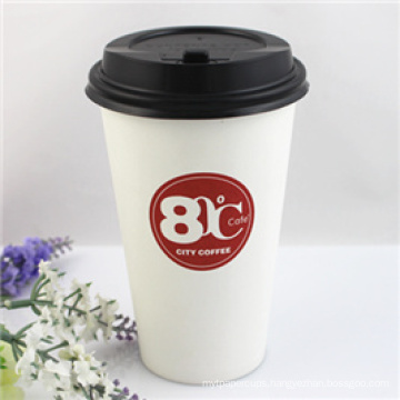 Paper Cup with PLA Coating, Eco Reusable Smoothie Cups, 12oz PLA Single Wall Paper Cups